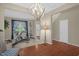 Bonus room features an exercise area with hardwood floors and a view of the front door at 326 Hope Valley Rd, Knightdale, NC 27545