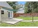 Home backyard featuring a private patio area and privacy fencing at 4709 Tyne Dr, Durham, NC 27703