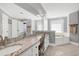Spacious bathroom featuring a large vanity, soaking tub, and natural light at 5013 Wheatridge Dr, Fuquay Varina, NC 27526