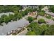 Aerial view of the community, showcasing the well-maintained landscaping at 800 Savannah Ridge Rd # 109, Holly Springs, NC 27540