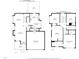 Detailed floor plan showcasing the layout of the home's two floors at 8001 Strawberry Meadows St, Raleigh, NC 27613