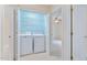 Convenient laundry closet with modern washer and dryer units, offering efficient laundry solutions at 9728 Batesville Dr, Raleigh, NC 27617