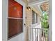 Welcoming front door and porch area of a charming home with stylish exterior lighting at 1009 Iredell St # D, Durham, NC 27705