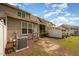 Backyard with screened porch and fencing at 1016 Kingston Grove Dr, Cary, NC 27519