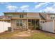 Backyard with screened porch at 1016 Kingston Grove Dr, Cary, NC 27519