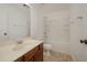 Standard bathroom featuring tub and shower combo, toilet, and vanity at 1016 Kingston Grove Dr, Cary, NC 27519