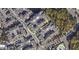 Aerial view of the property's location within a residential neighborhood at 10310 Sablewood Dr # 115, Raleigh, NC 27617