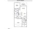 First floor plan showcasing a primary bedroom, Gathering room, kitchen, garage, and eat-in area at 1307 Westerland Way # 16, Durham, NC 27703