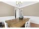 Stylish dining room with classic details, perfect for entertaining guests at 21 Boots Dr, Angier, NC 27501
