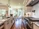 Bright, airy kitchen with stainless steel appliances, ample counter space, and breakfast nook at 2125 Pine Dr, Raleigh, NC 27608