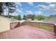Exterior deck providing neighborhood views at 220 Needle Park Dr, Cary, NC 27513