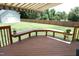 Outdoor deck provides extra entertaining space and views of the backyard at 25 Ruth Cir, Fuquay Varina, NC 27526