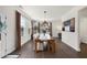 Bright dining room with decorative lighting and natural light at 433 Village Bend Dr, Fuquay Varina, NC 27526