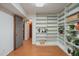 Versatile flex room with built-in shelving, perfect for a library or home office at 5523 Newberry Dr, Raleigh, NC 27609