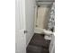 Modest bathroom features a shower-tub combo and a functional layout, perfect for everyday use at 57 Winding Ridge Rdg, Sanford, NC 27332