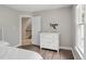 Bedroom features a closet and neutral paint at 5809 N Hawthorne Way, Raleigh, NC 27603