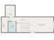 Floor plan of the third floor with bathroom, large hall, sitting room, and attic access at 70 Noble Heart Pl, Fuquay Varina, NC 27526