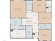 Second floor plan with four bedrooms, multiple bathrooms, and walk-in closets at 70 Noble Heart Pl, Fuquay Varina, NC 27526