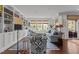 Bright living room features built-in shelving, comfortable seating, and hardwood floors at 9302 Nellman Ln, Raleigh, NC 27617