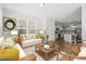 Cozy living room with comfortable seating, wood accents, and an open floor plan at 1013 Poppy Fields Ln, Wake Forest, NC 27587
