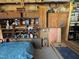 Workshop storage area with wall storage and built in game at 105 Perry Ln, Zebulon, NC 27597