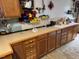 Interior view of the workshop, featuring an array of storage cabinetry and an abundance of countertop space at 105 Perry Ln, Zebulon, NC 27597