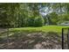 Large backyard provides plenty of space and backs up to a wooded area for privacy at 10900 Poole Rd, Wendell, NC 27591