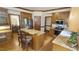 Beautiful kitchen with granite countertops and stainless steel appliances at 12037 Deer Run, Raleigh, NC 27614