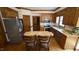 Stylish kitchen with granite countertops and stainless steel appliances at 12037 Deer Run, Raleigh, NC 27614