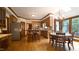 Eat-in kitchen features stainless steel appliances and a breakfast table near the window at 12037 Deer Run, Raleigh, NC 27614