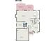First floor plan layout including living room, kitchen, dining area, bedroom, and garage at 1304 Trailing Rose Ct, Wake Forest, NC 27587