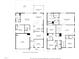 Detailed floor plan showcasing the layout of the two-story home with dimensions for each room at 1305 Ivey Grove Ct, Fuquay Varina, NC 27526