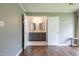 An en-suite bathroom features a double sink vanity offering convenience and a touch of elegance in a well-lit space at 1309 Sweet Charm Ln, Knightdale, NC 27545