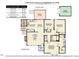 The floor plan shows a kitchen, living area, two bedrooms, and a primary bedroom at 1309 Sweet Charm Ln, Knightdale, NC 27545