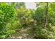 Charming backyard with brick path and lush greenery at 1405 Pennsylvania Ave, Durham, NC 27705