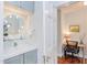 A bathroom view to an office space with natural lighting at 1405 Pennsylvania Ave, Durham, NC 27705