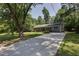Well maintained single story house with long driveway and mature trees at 1613 Euclid Rd, Durham, NC 27713