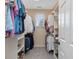 Organized walk-in closet with shelving and ample storage space at 244 Elmcrest Dr, Holly Springs, NC 27540