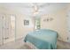 Bedroom with carpet flooring and a window providing natural light at 2445 Sapphire Valley Dr, Raleigh, NC 27604