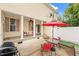 Outdoor patio area perfect for entertaining and relaxing, with comfortable seating and a grill at 2445 Sapphire Valley Dr, Raleigh, NC 27604