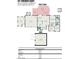 Detailed first floor plan showcasing the layout, including the living area, primary bedroom, and attached 2-car garage at 281 Kinsman Ct, Fuquay Varina, NC 27526