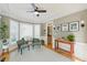 Bright sitting room with stylish furnishings, a bay window, and hardwood flooring at 2933 Creek Moss Ave, Wake Forest, NC 27587