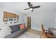Cozy office with a comfortable sofa, desk, and stylish decor at 2933 Creek Moss Ave, Wake Forest, NC 27587
