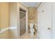 Bathroom featuring a glass shower and a white vanity and toilet at 305 Lochridge Dr, Roxboro, NC 27573
