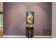 Accent wall and side table in a comfy living room at 3833 Hidden Branches Dr, Raleigh, NC 27613