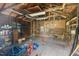 Interior view of a garage for storage and projects at 414 W Markham Ave, Durham, NC 27701