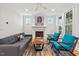 Inviting living room featuring fireplace, hardwood floors, and lots of natural light at 414 Wyndham Dr, Chapel Hill, NC 27516