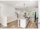 Open-concept kitchen with a large island, perfect for entertaining, and modern finishes throughout at 442 Granite Mill Blvd, Chapel Hill, NC 27516