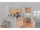 Well-equipped kitchen features stone countertops, stainless steel appliances, and a breakfast bar at 4804 Carmen Ln, Durham, NC 27707