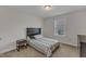Bedroom with carpet, bed and window at 525 Willow Breeze Ct, Zebulon, NC 27597